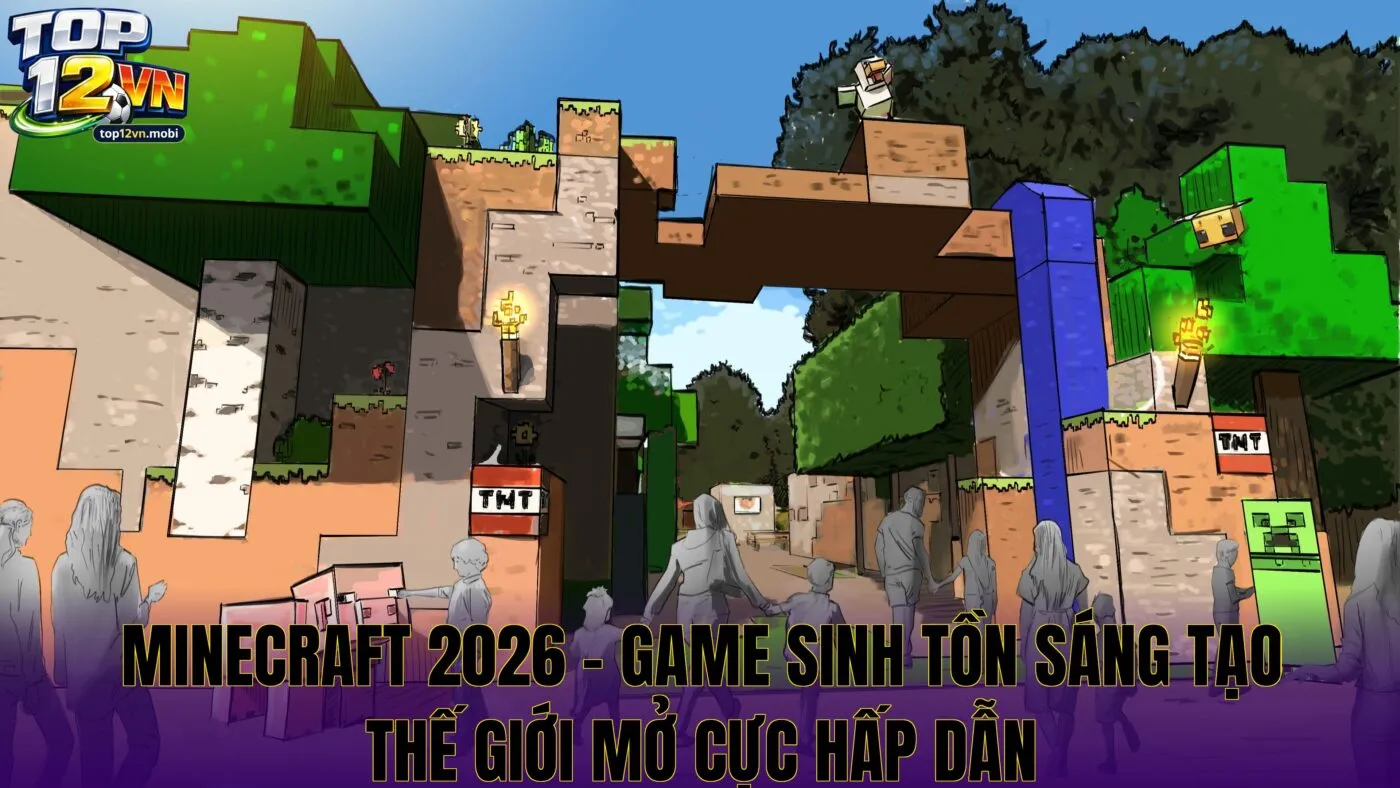 Minecraft – Game Sinh Tồn Sáng Tạo Thế Giới Mở Hấp Dẫn 2026
