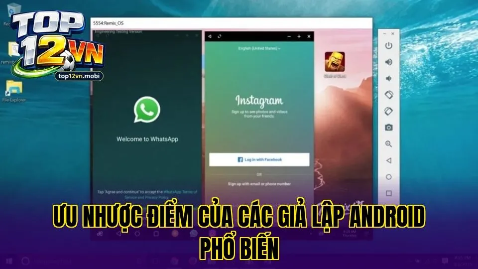 Ưu nhược điểm của các giả lập Android phổ biến