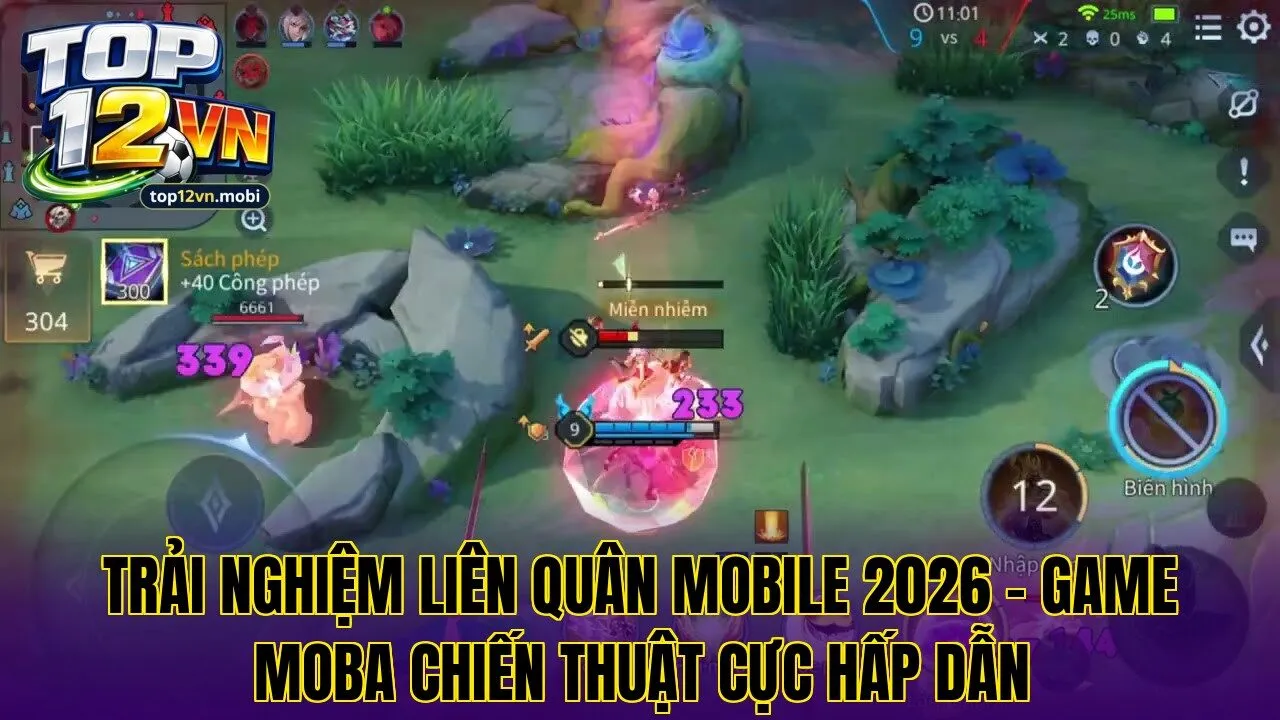 Trải nghiệm Liên Quân Mobile 2026 – game MOBA chiến thuật cực hấp dẫn