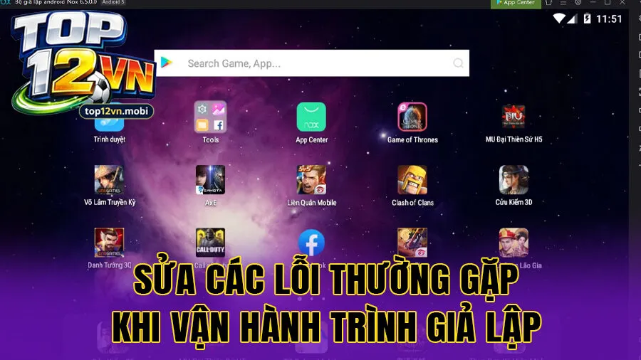 Sửa các lỗi thường gặp khi vận hành trình giả lập