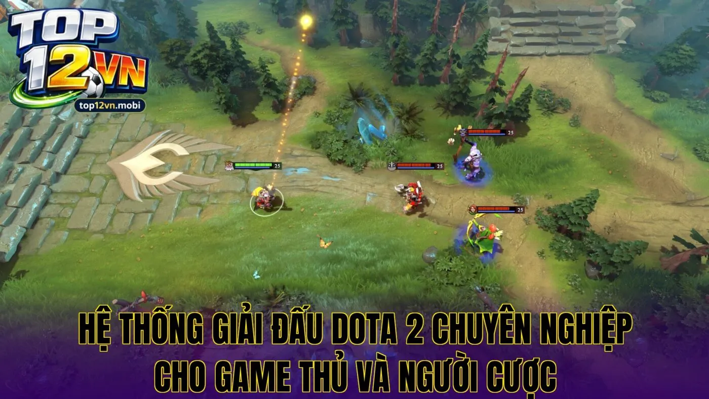 Hệ thống giải đấu Dota 2 chuyên nghiệp cho game thủ và người cược