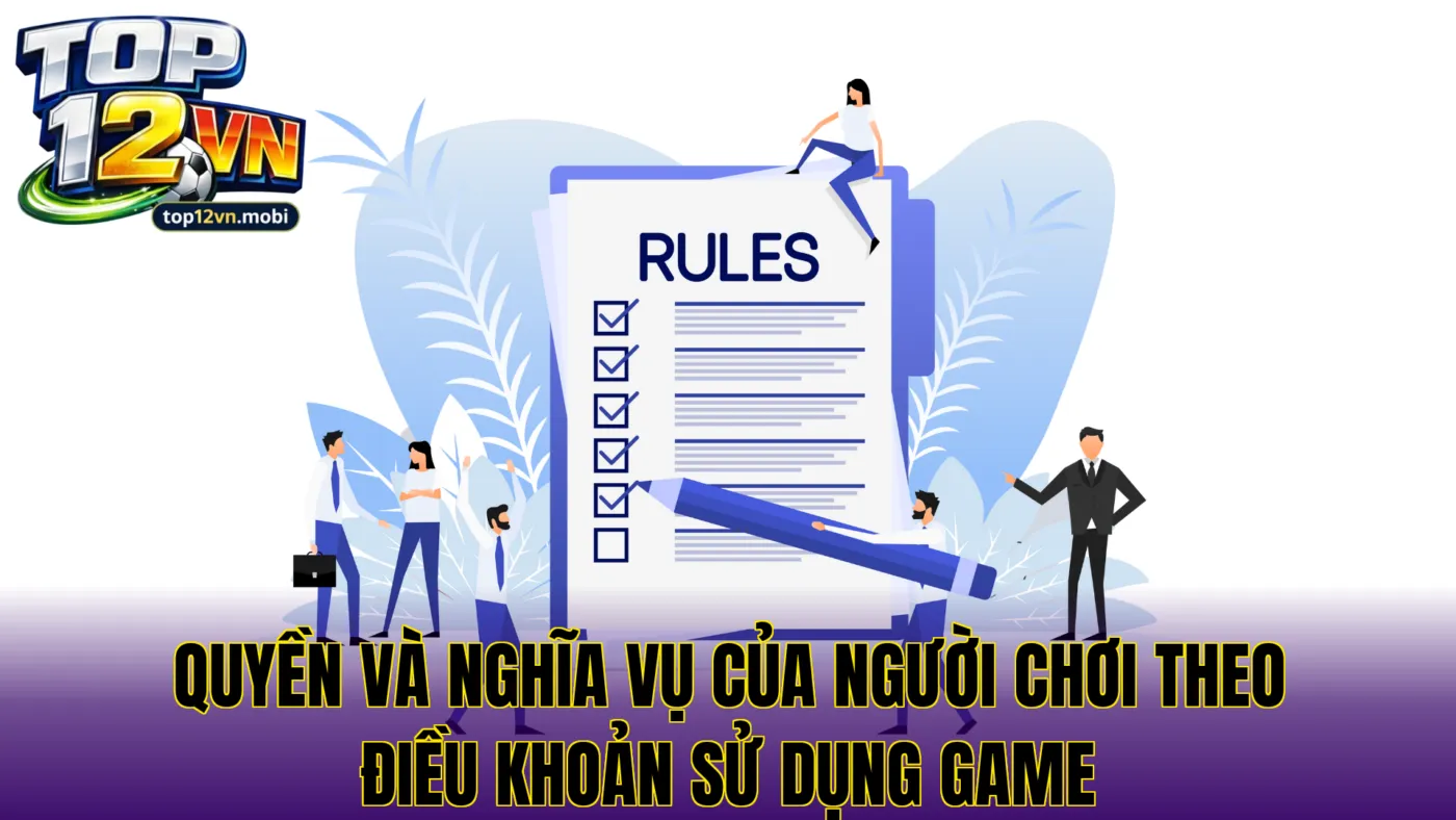 Quyền và nghĩa vụ của người chơi theo điều khoản sử dụng game