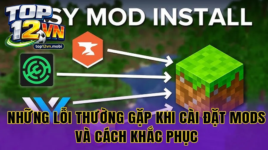 Những lỗi thường gặp khi cài đặt mods và cách khắc phục