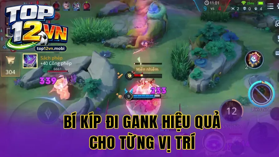 Bí kíp đi gank hiệu quả cho từng vị trí