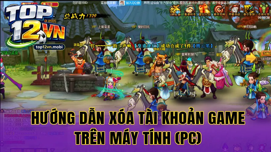 Hướng dẫn xóa tài khoản game vĩnh viễn trên máy tính (PC)