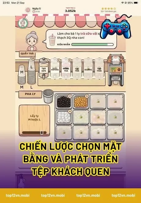 Chiến lược chọn mặt bằng và phát triển tệp khách quen